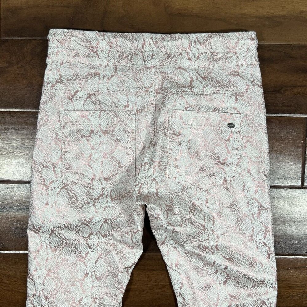 Bevy Flog Size 24 Rose Gold Pink Python Snake She… - image 8